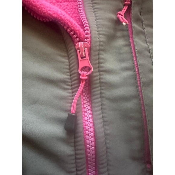 THE NORTH FACE Polartec Full Zip Denali Fleece Jacket Pink/Gray Women's Medium - Picture 4 of 4